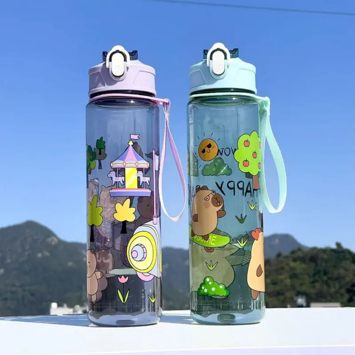 Capybara Water Bottle