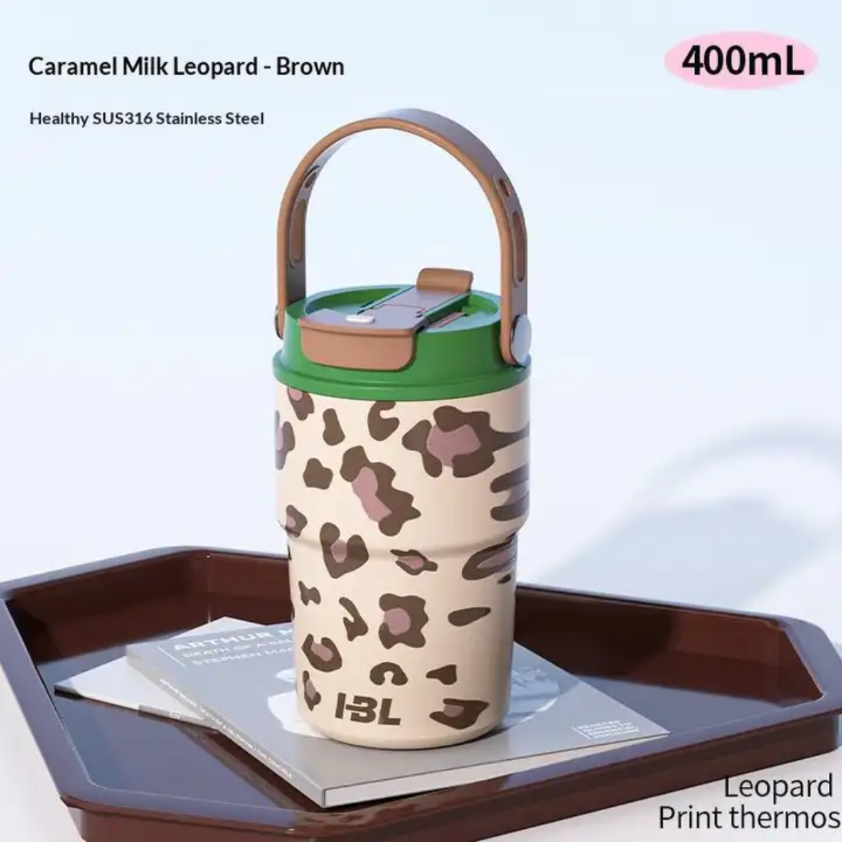 Leopard Print Coffee Tumbler
