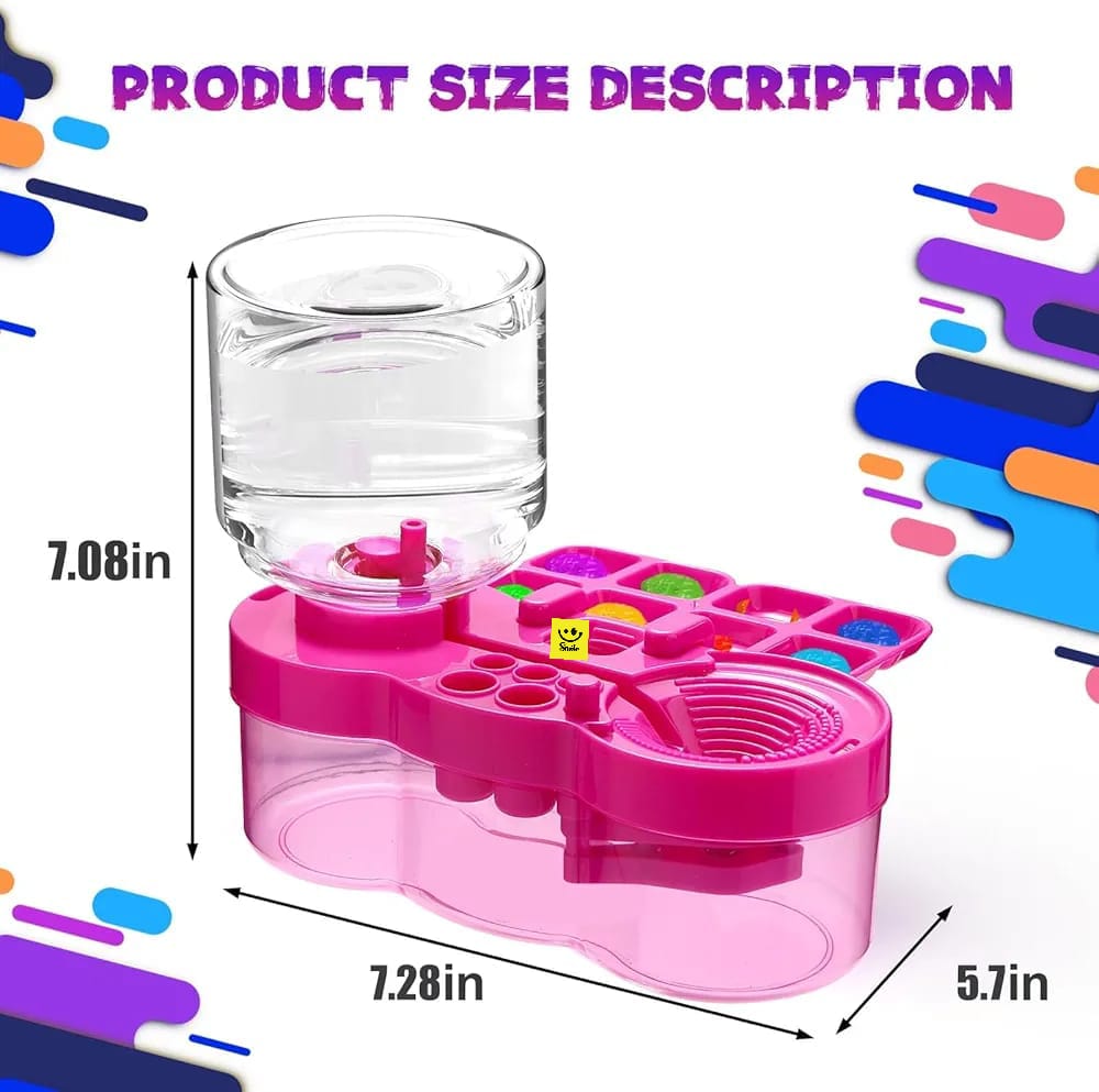 Paint Brush Cleaner With Paint Tray