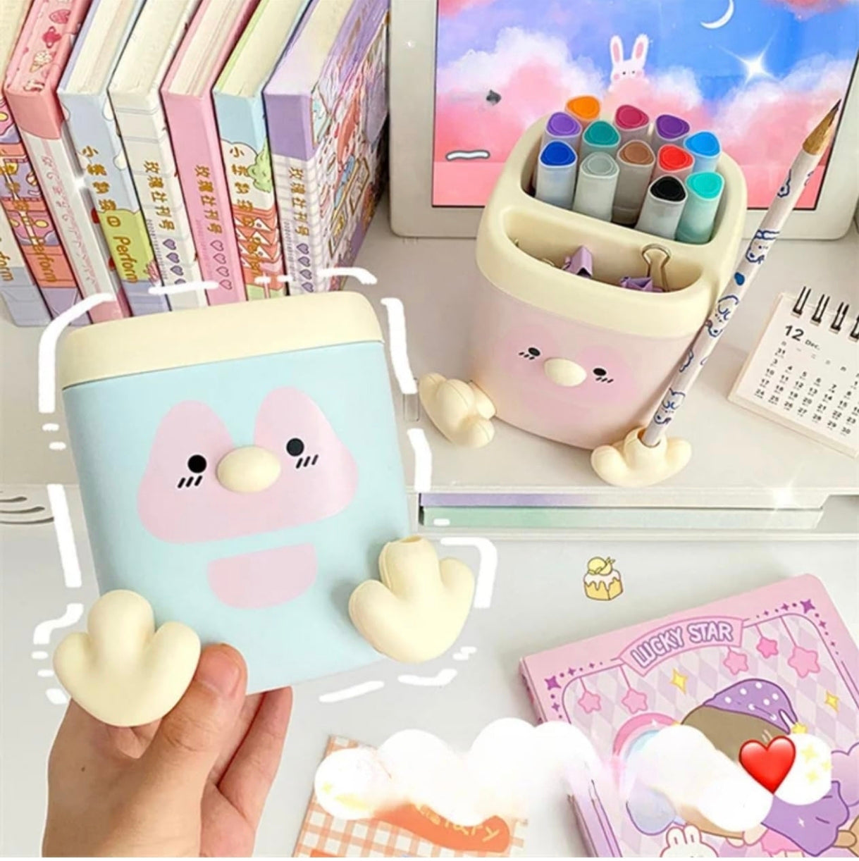 Cute Kawaii Pen Holder