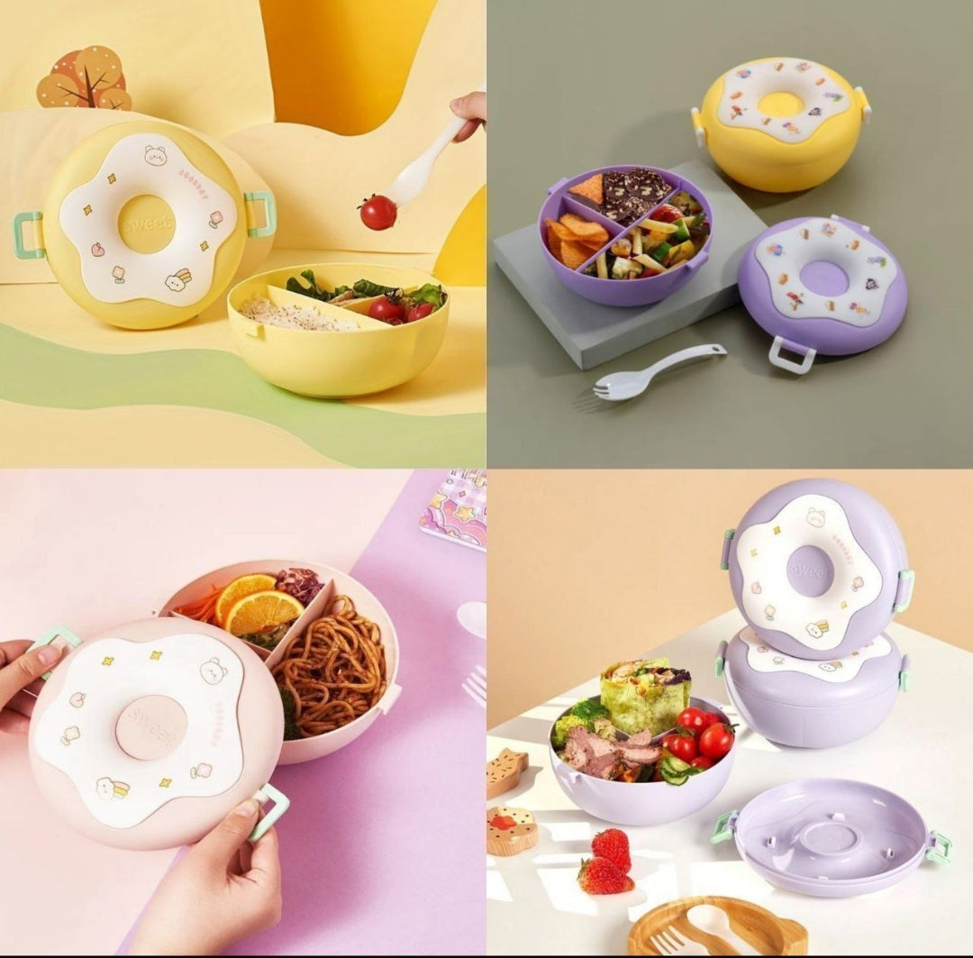 Burger and Donut Lunch Box