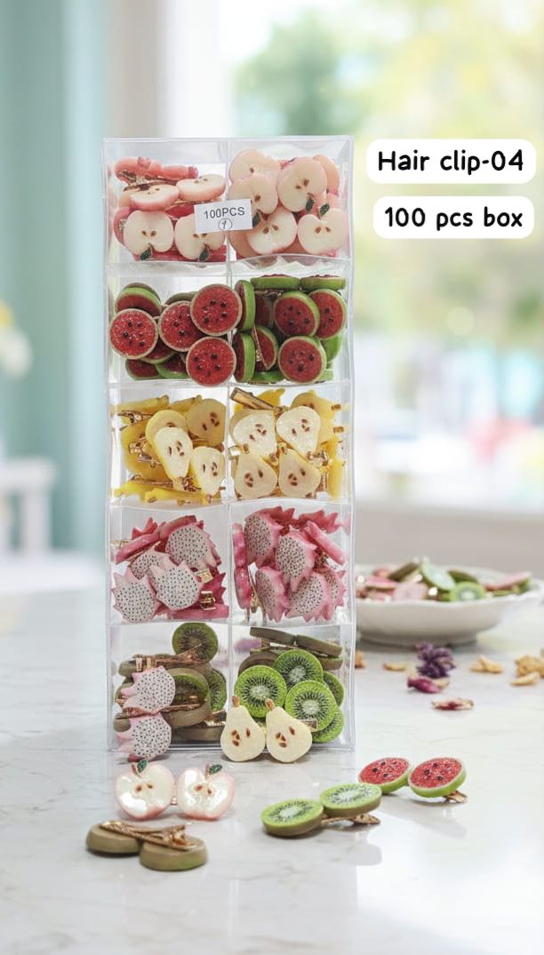 Fruit Hair clips (pair)