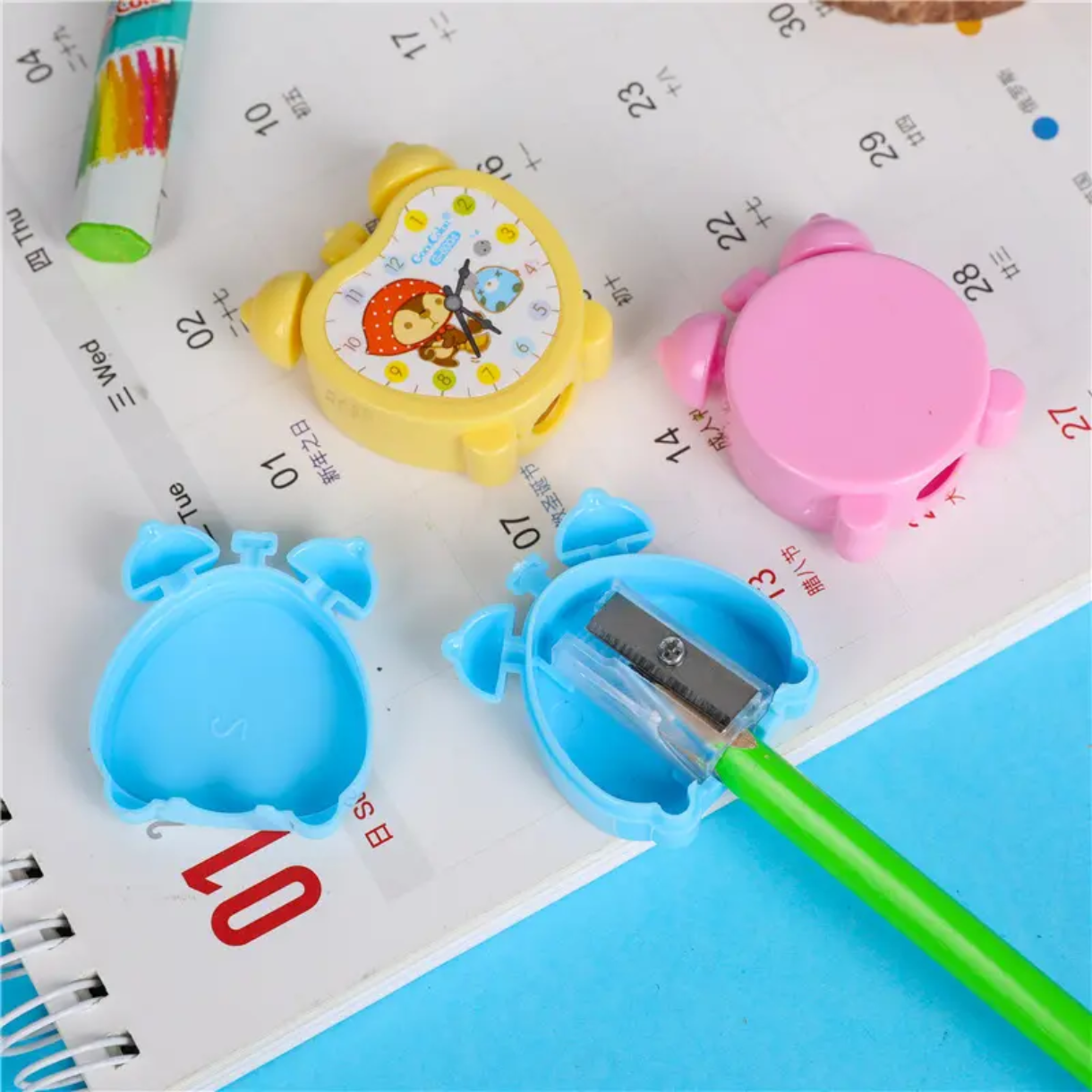 Sharpener Little Alarm Clock Shape