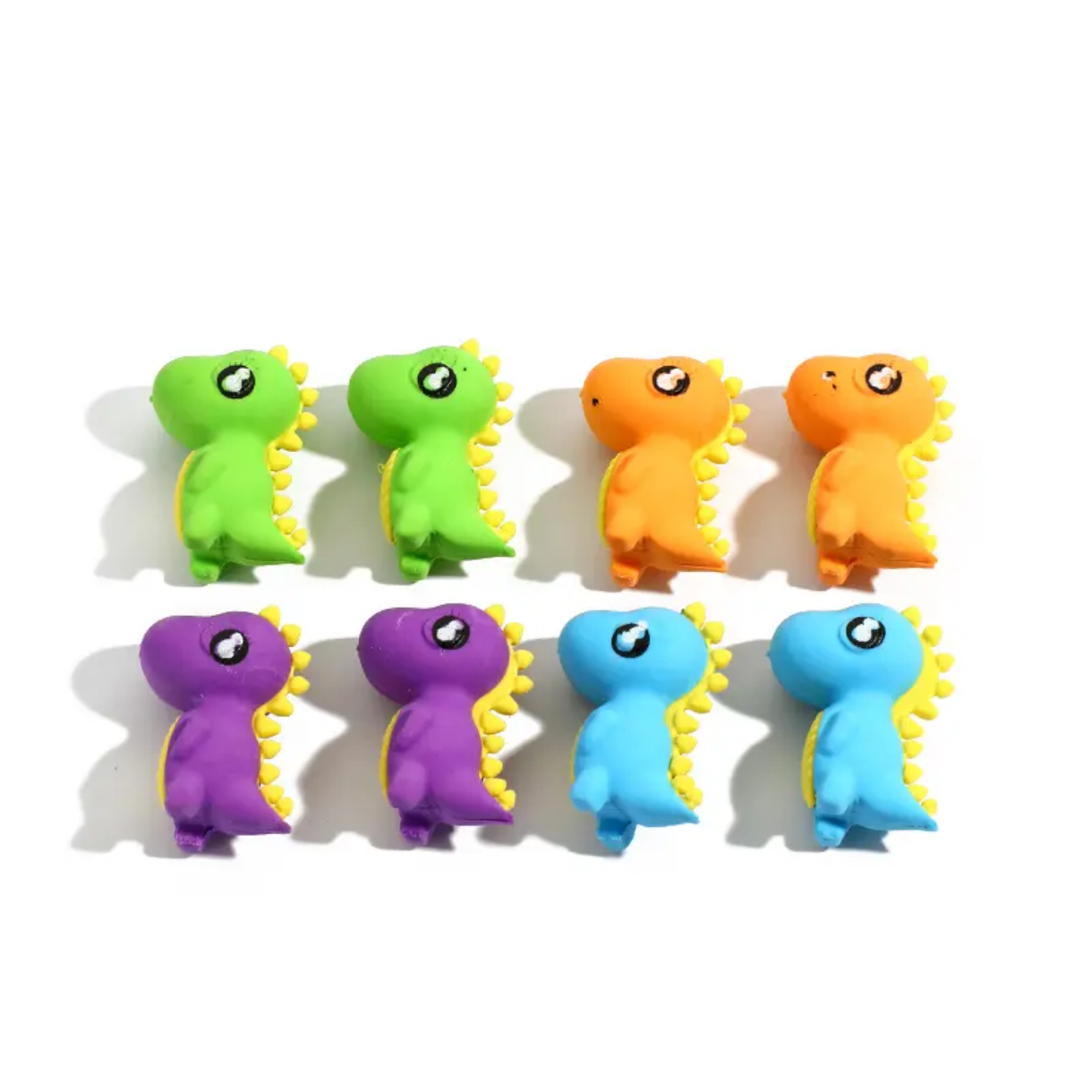 Dinosaur Shape Eraser (Pack of 3)