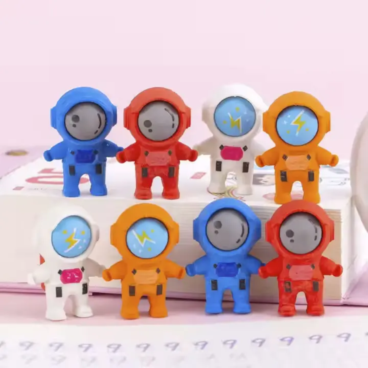 Astronaut Shape Eraser (Pack of 3)