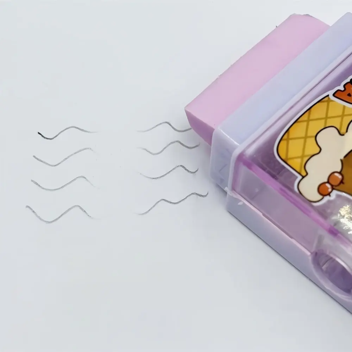 3 In 1 Eraser with brush