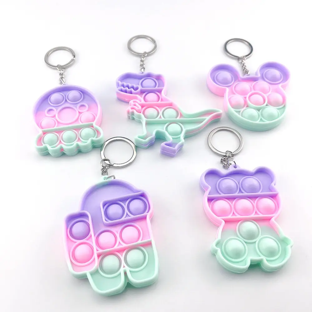 Pop it keychain (Pack of 5)