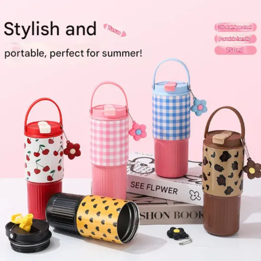 Floral Charm Tumbler