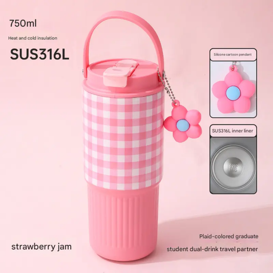 Floral Charm Tumbler