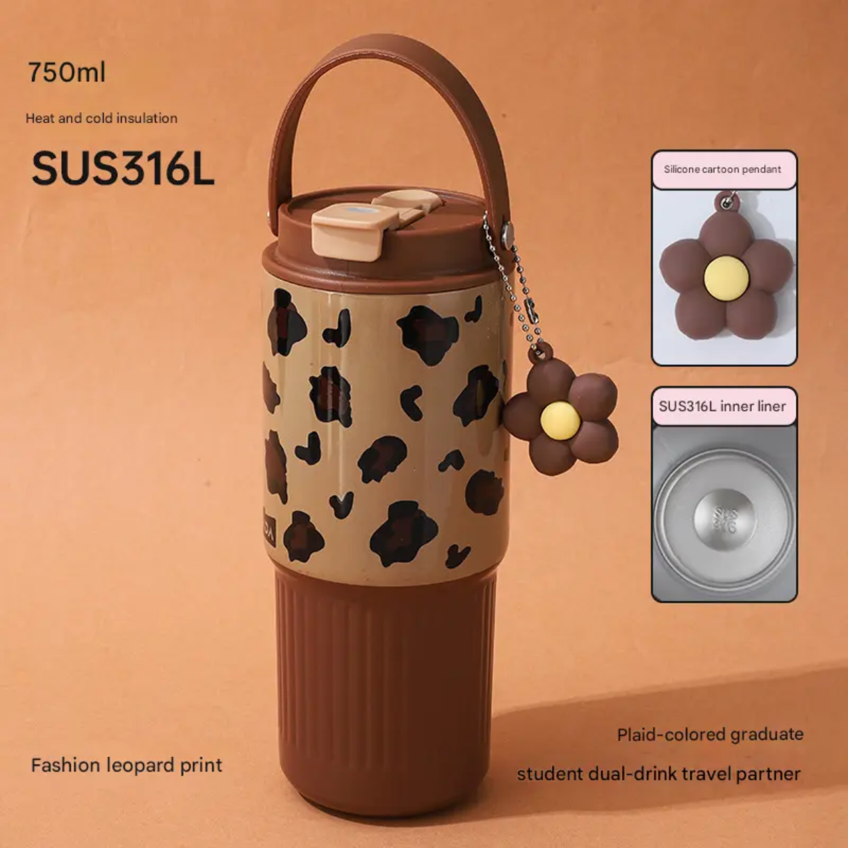 Floral Charm Tumbler