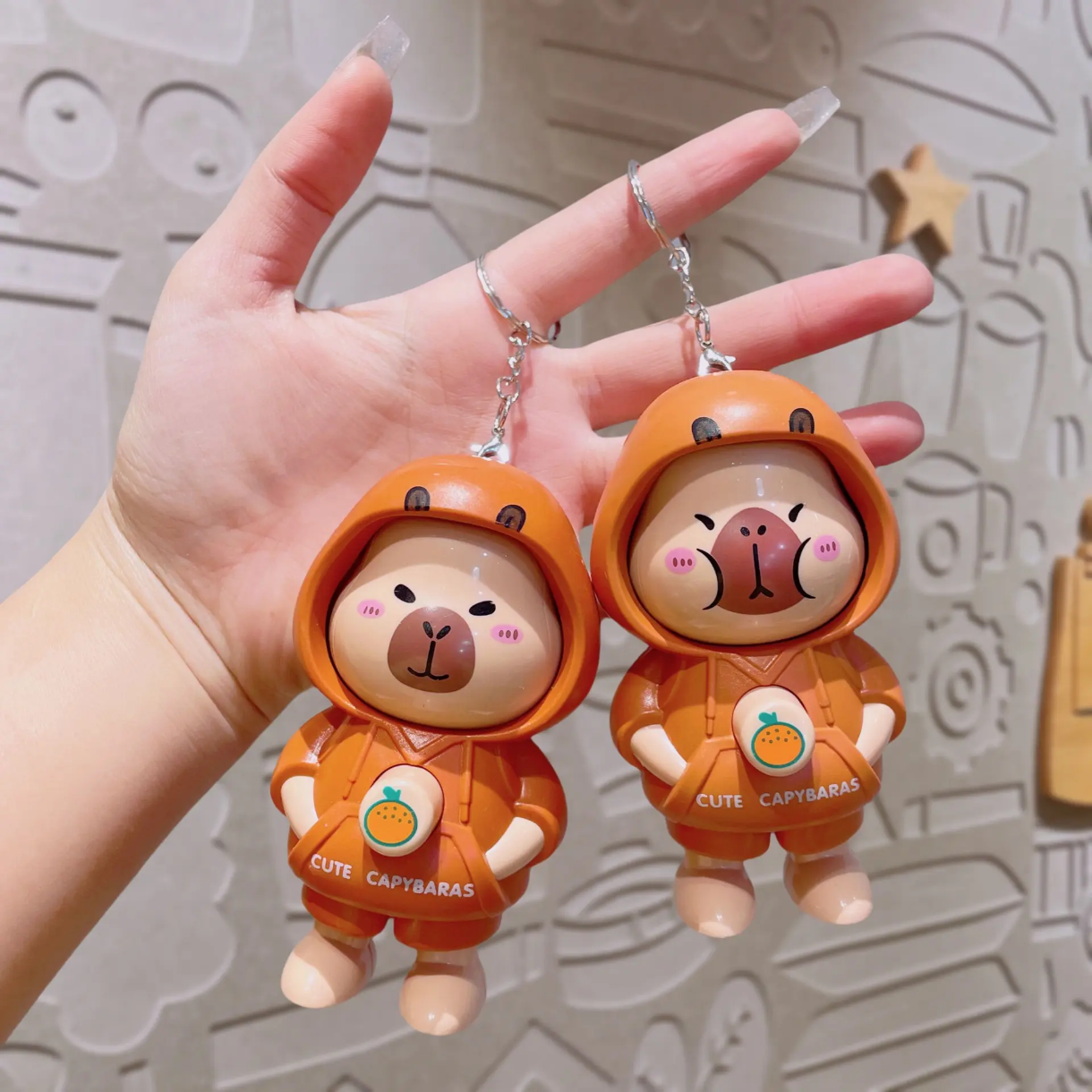 Face Changing Keychain