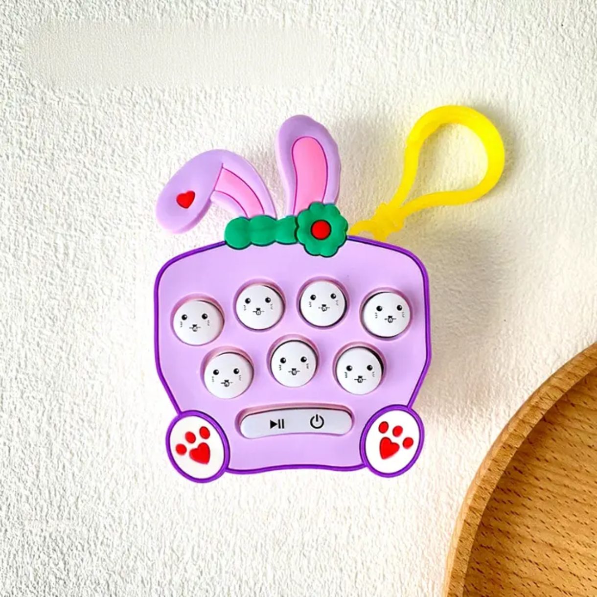 Pop Push Game Keychain