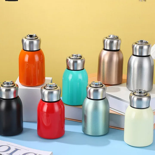Vaccum Water Bottle With Stickers