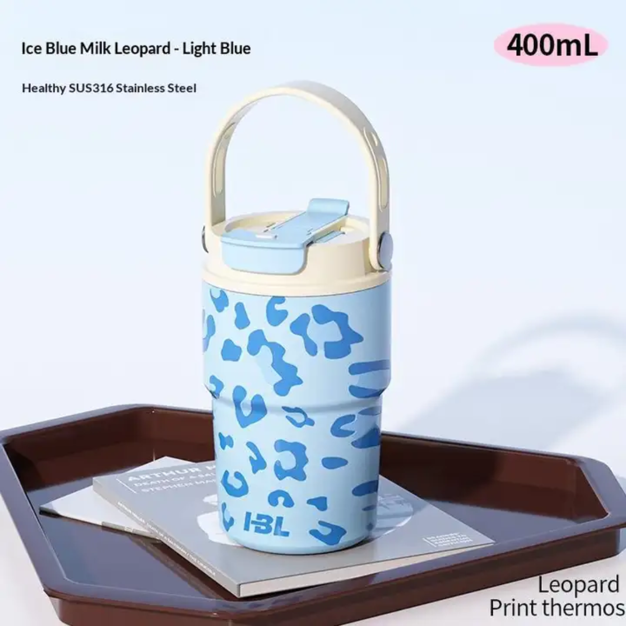 Leopard Print Coffee Tumbler
