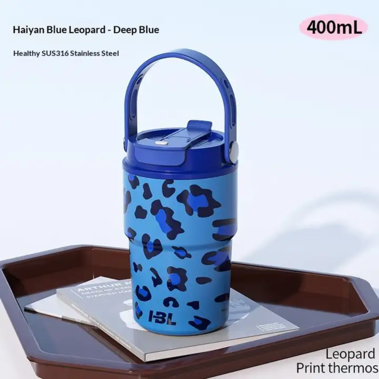 Leopard Print Coffee Tumbler