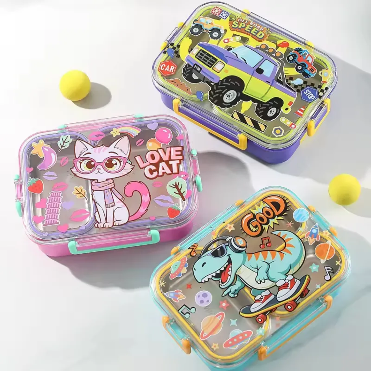 Cartoon Bento Lunch Box