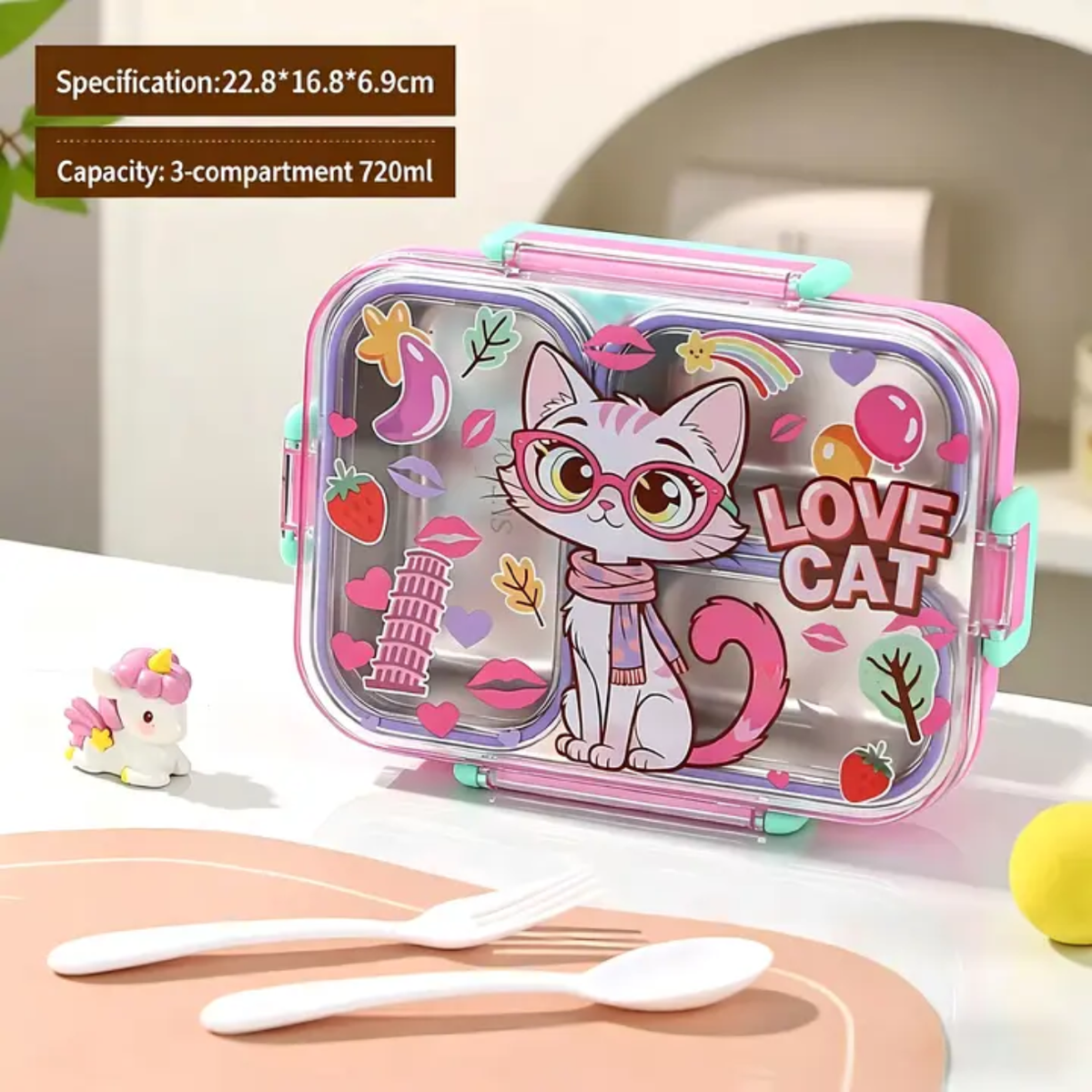 Cartoon Bento Lunch Box