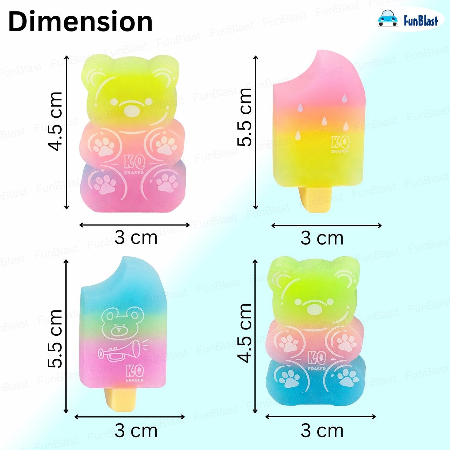 Bear Pop Eraser
