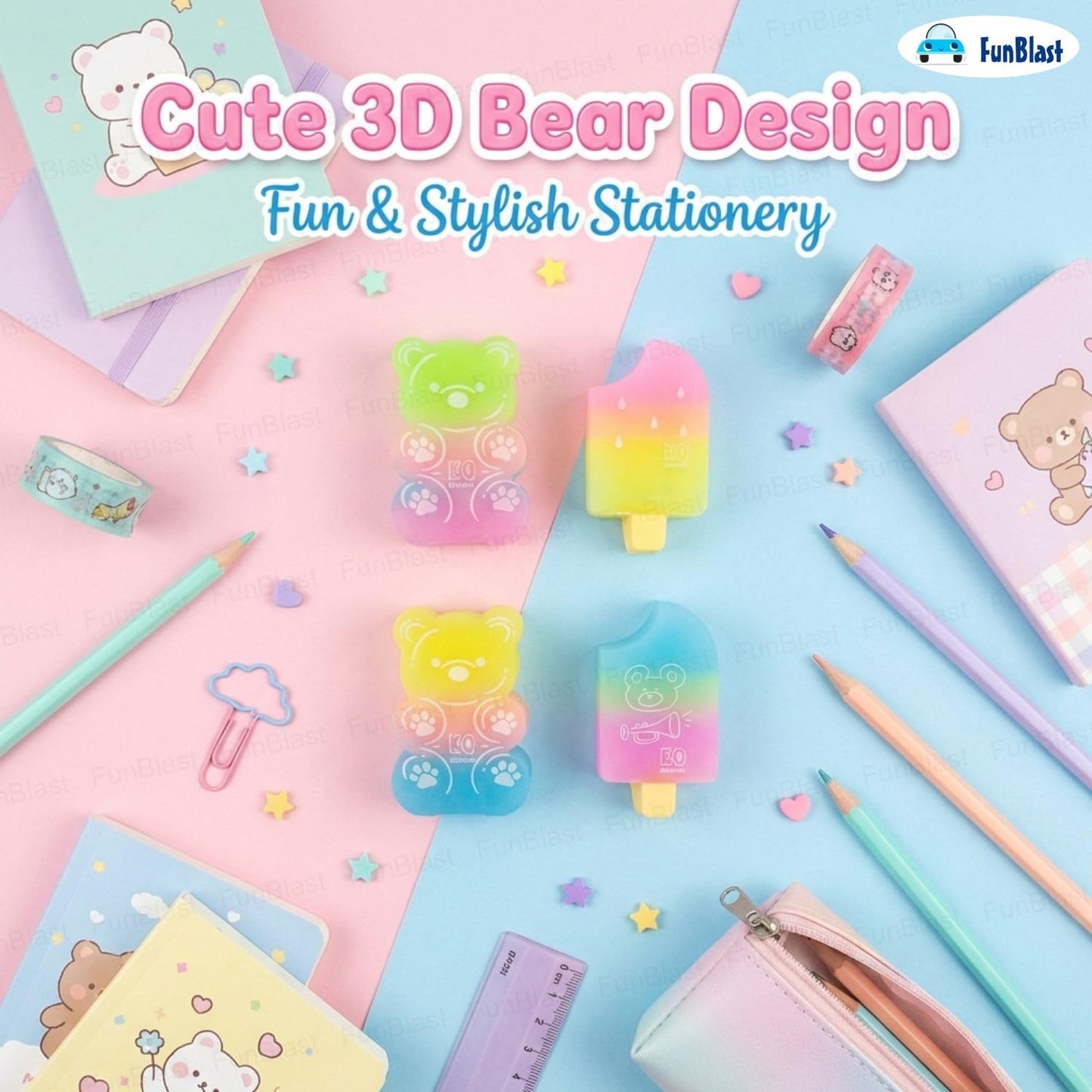 Bear Pop Eraser