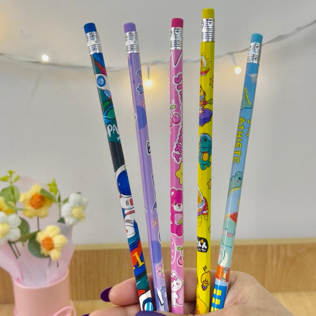 Glitter Scale Stationery Set