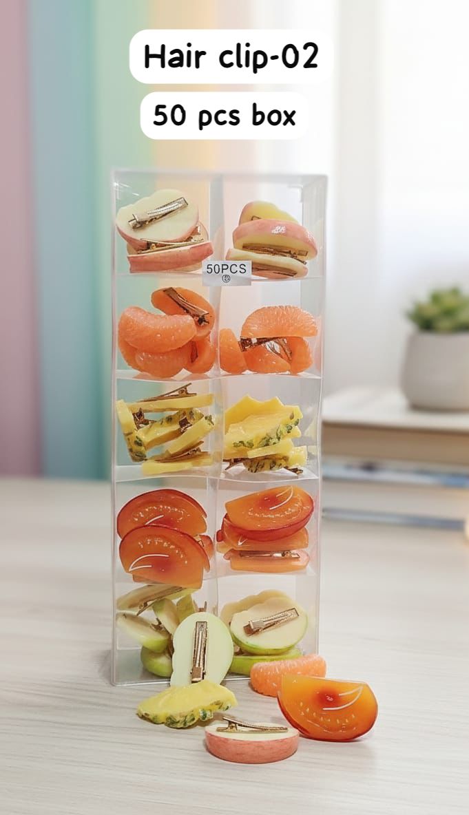Fruit Hair clips (pair)