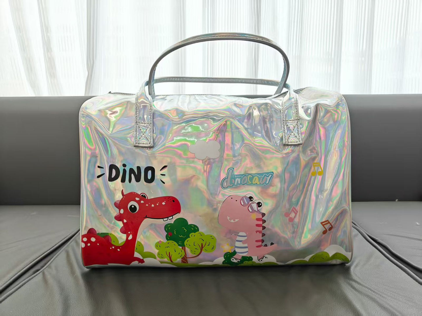 Holographic Duffle Bag