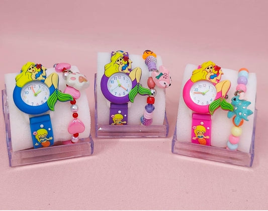 Super Cute Watch and Bracelet Combo