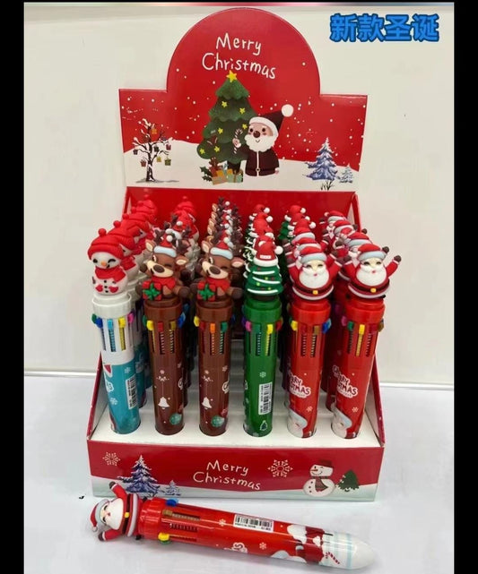 Christmas 10 color pen