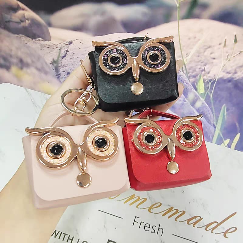 Owl Coin Pouch Keychain