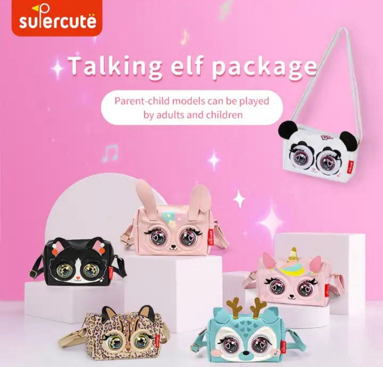 Blinking Eye Sling Bags