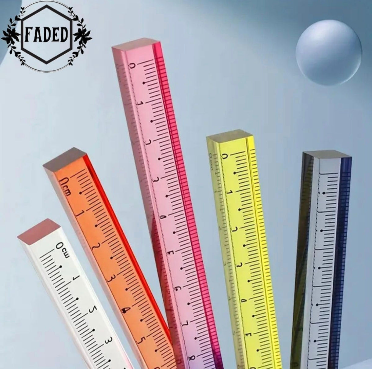 Crystal Ruler (30cm)