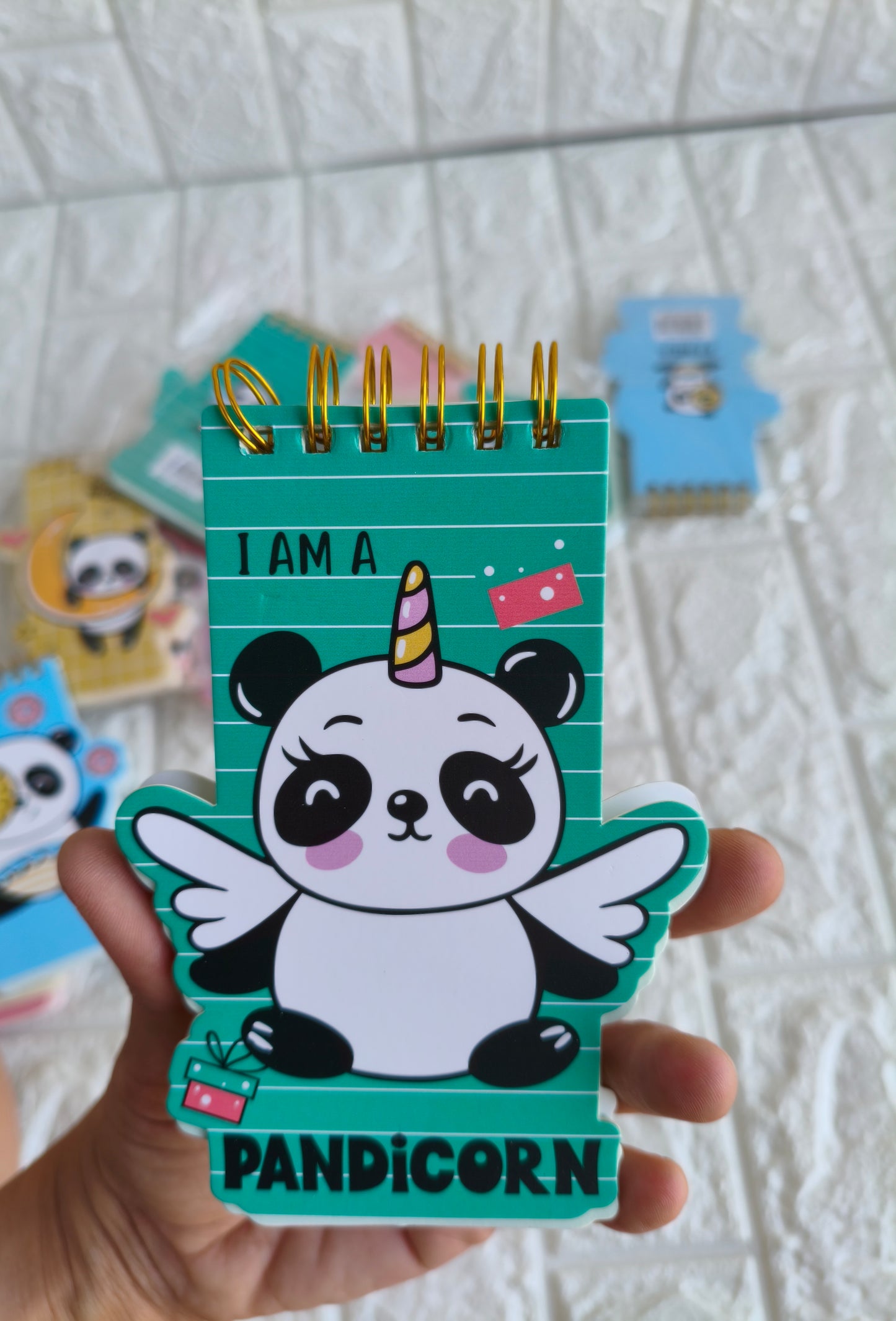 Cartoon Cover Mini Spiral Diary