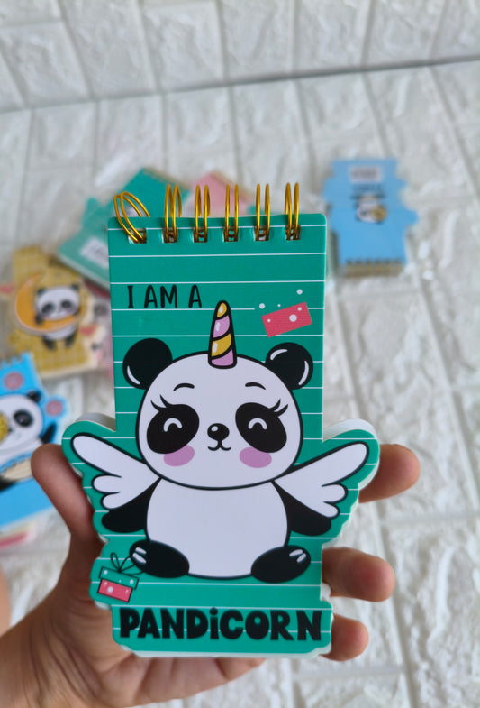 Cartoon Cover Mini Spiral Diary