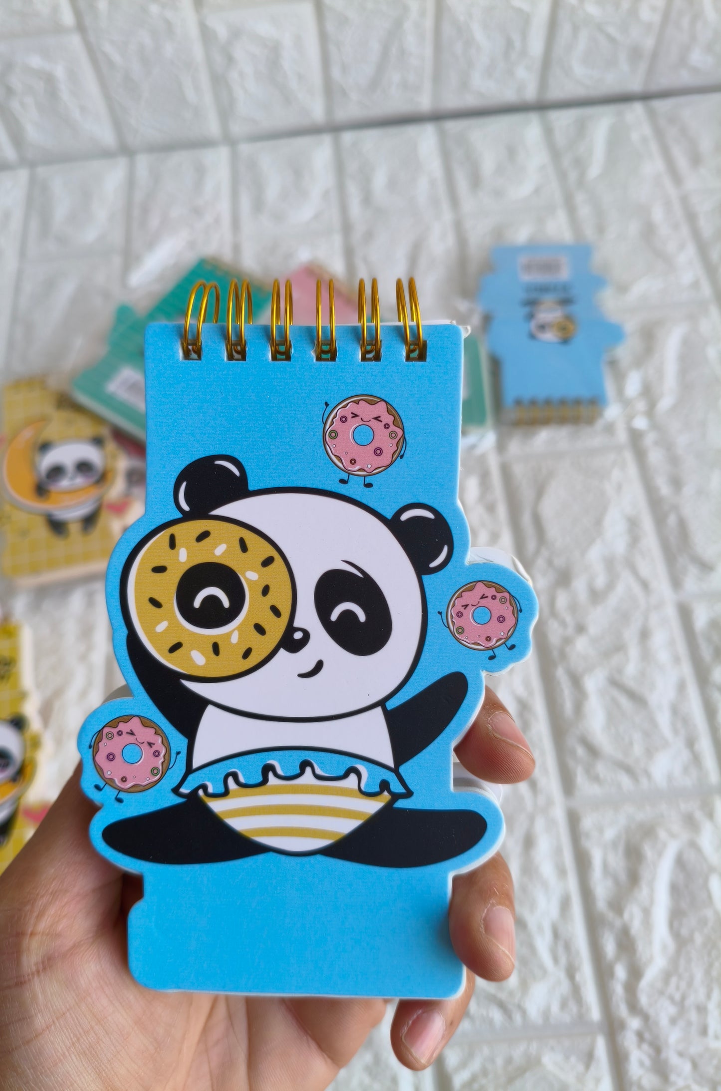 Cartoon Cover Mini Spiral Diary