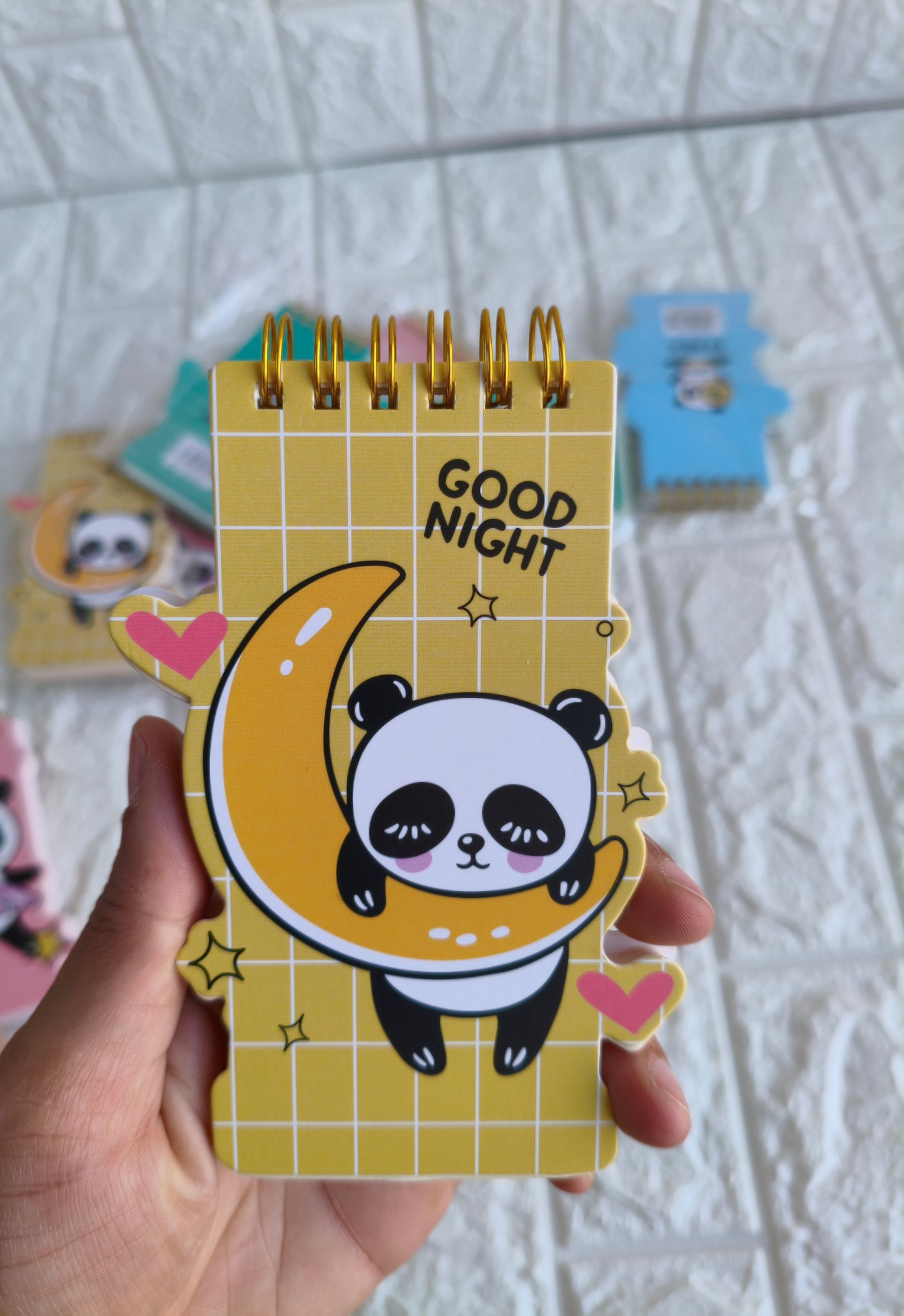 Cartoon Cover Mini Spiral Diary