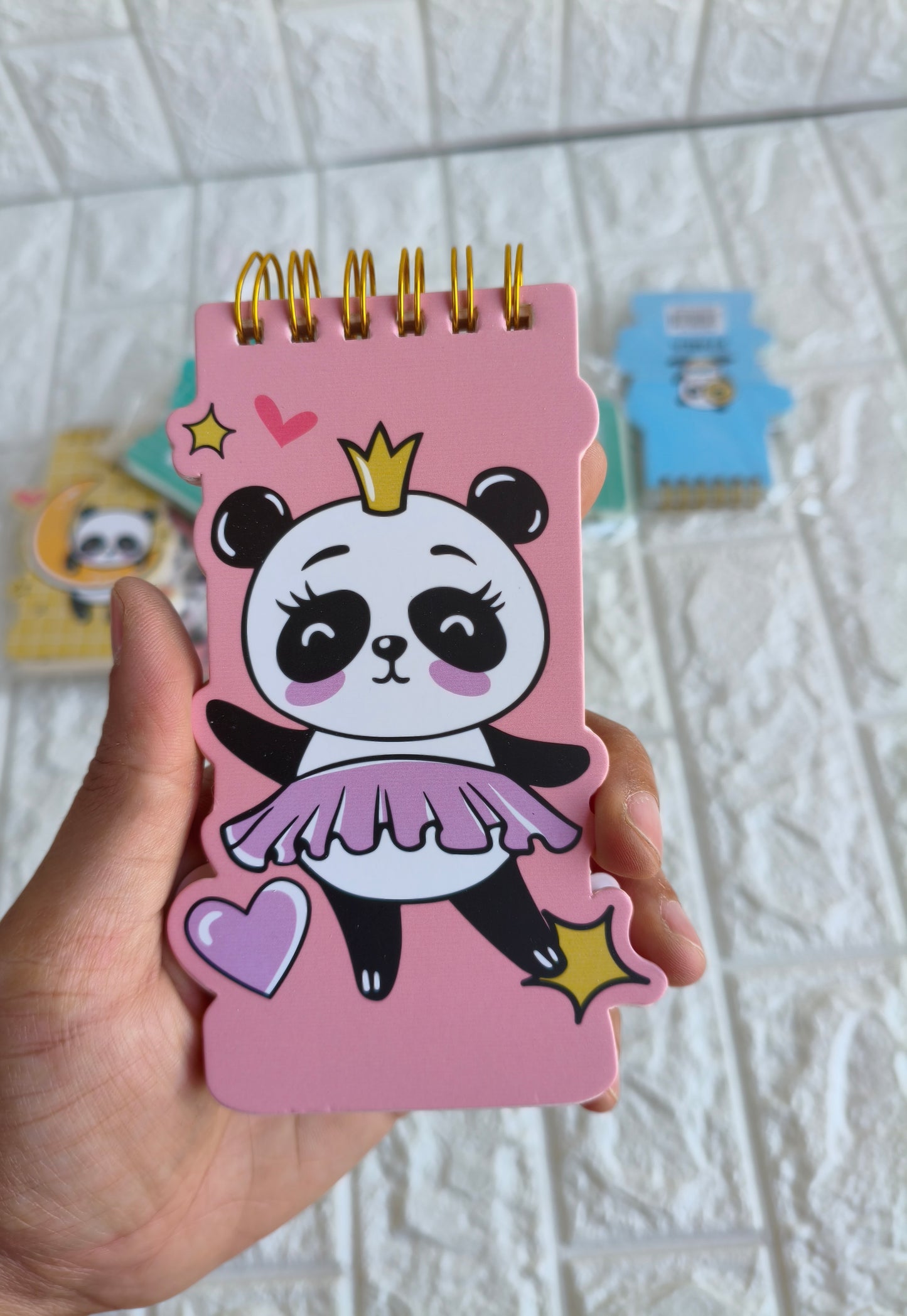 Cartoon Cover Mini Spiral Diary