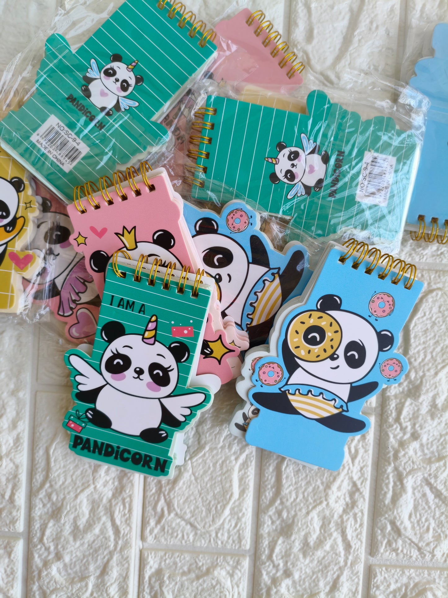 Cartoon Cover Mini Spiral Diary