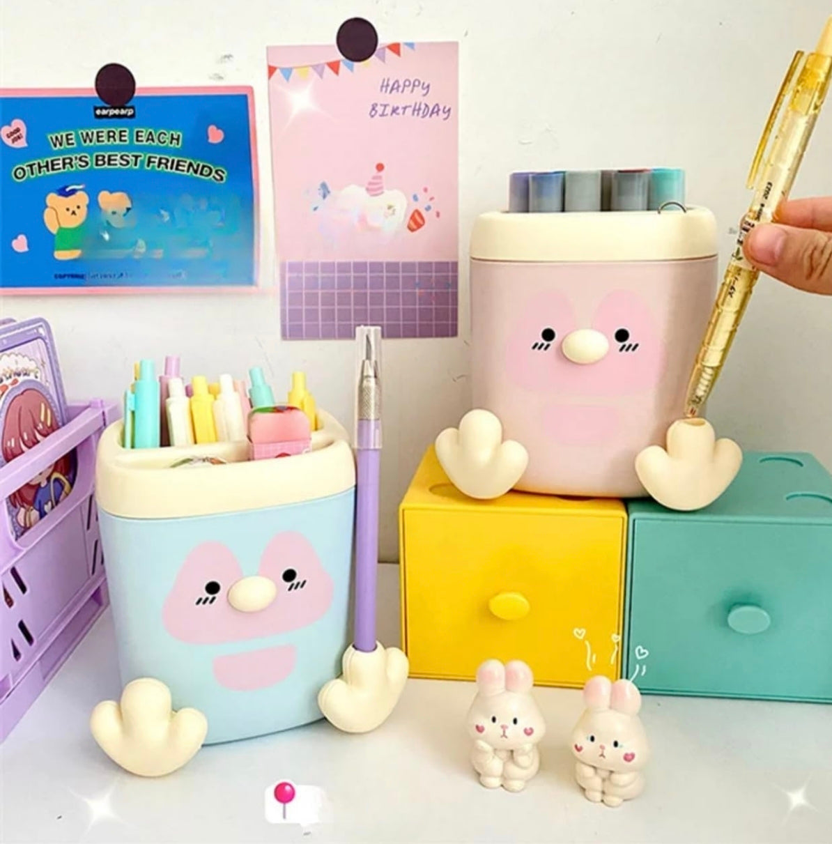 Cute Kawaii Pen Holder