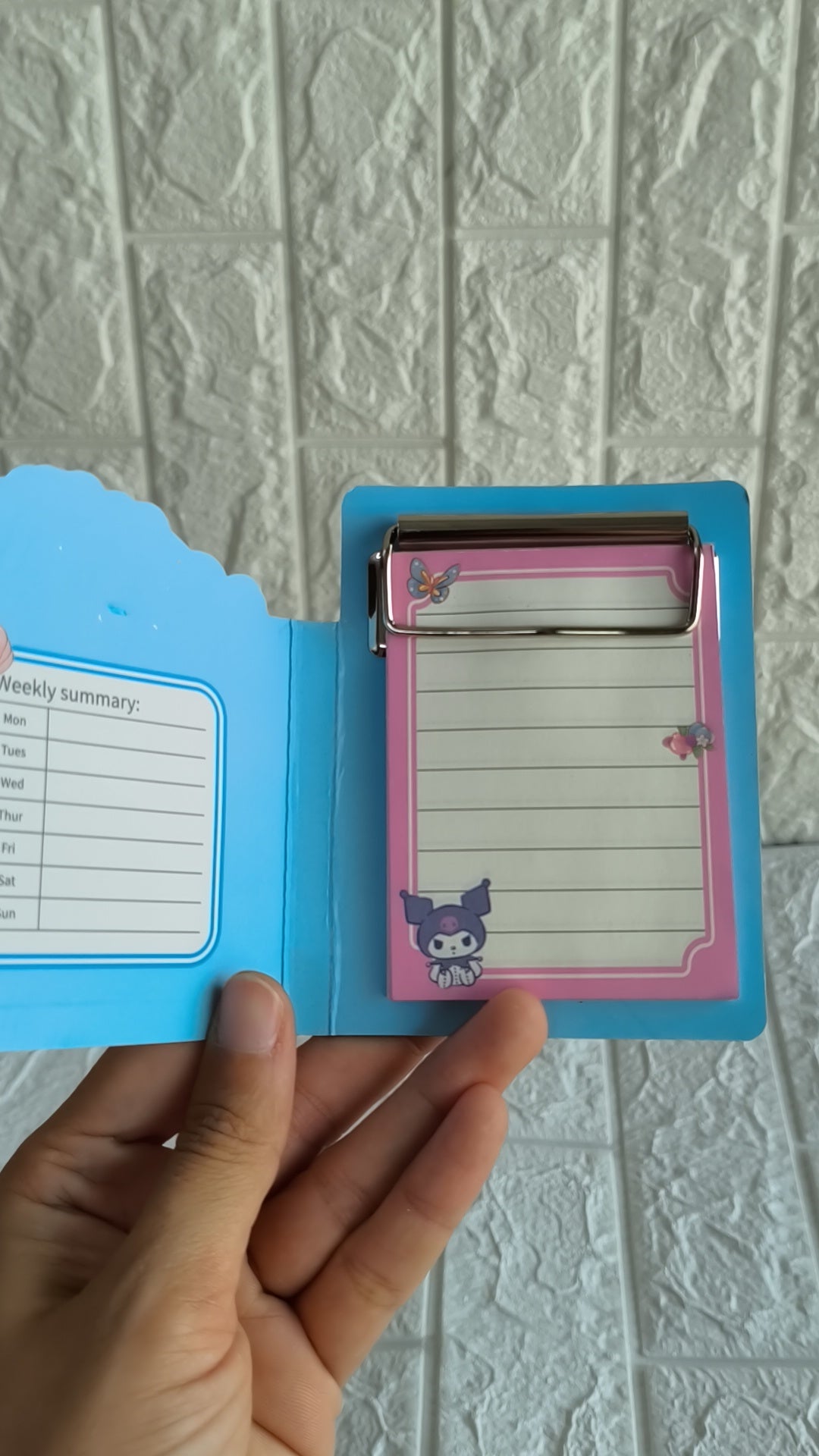 Kuromi Mini Diary Stick Note