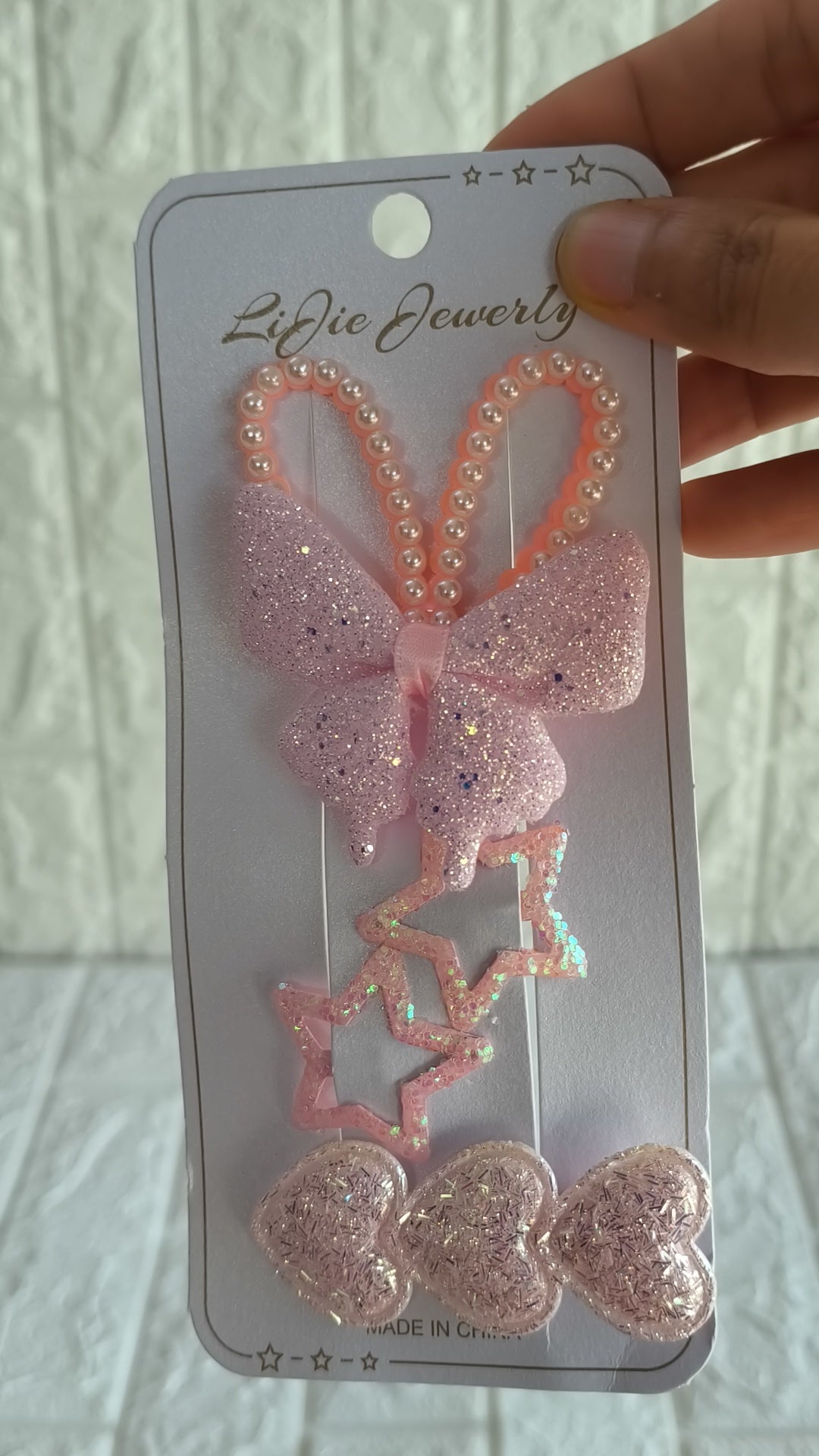 Butterfly Pin With Tik Tok