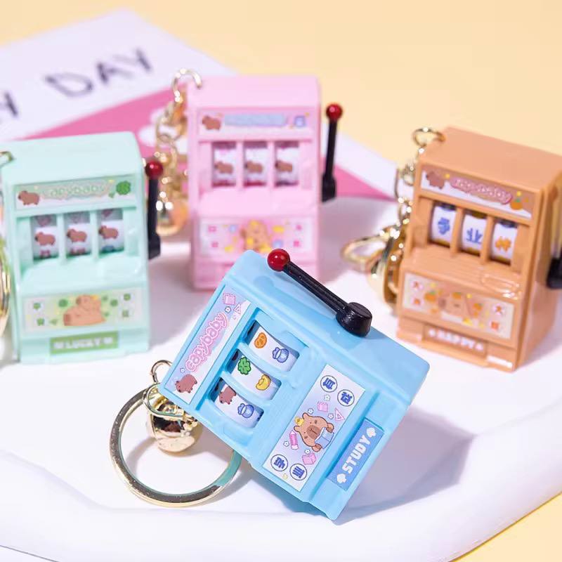 Jackpot Machine Keychain