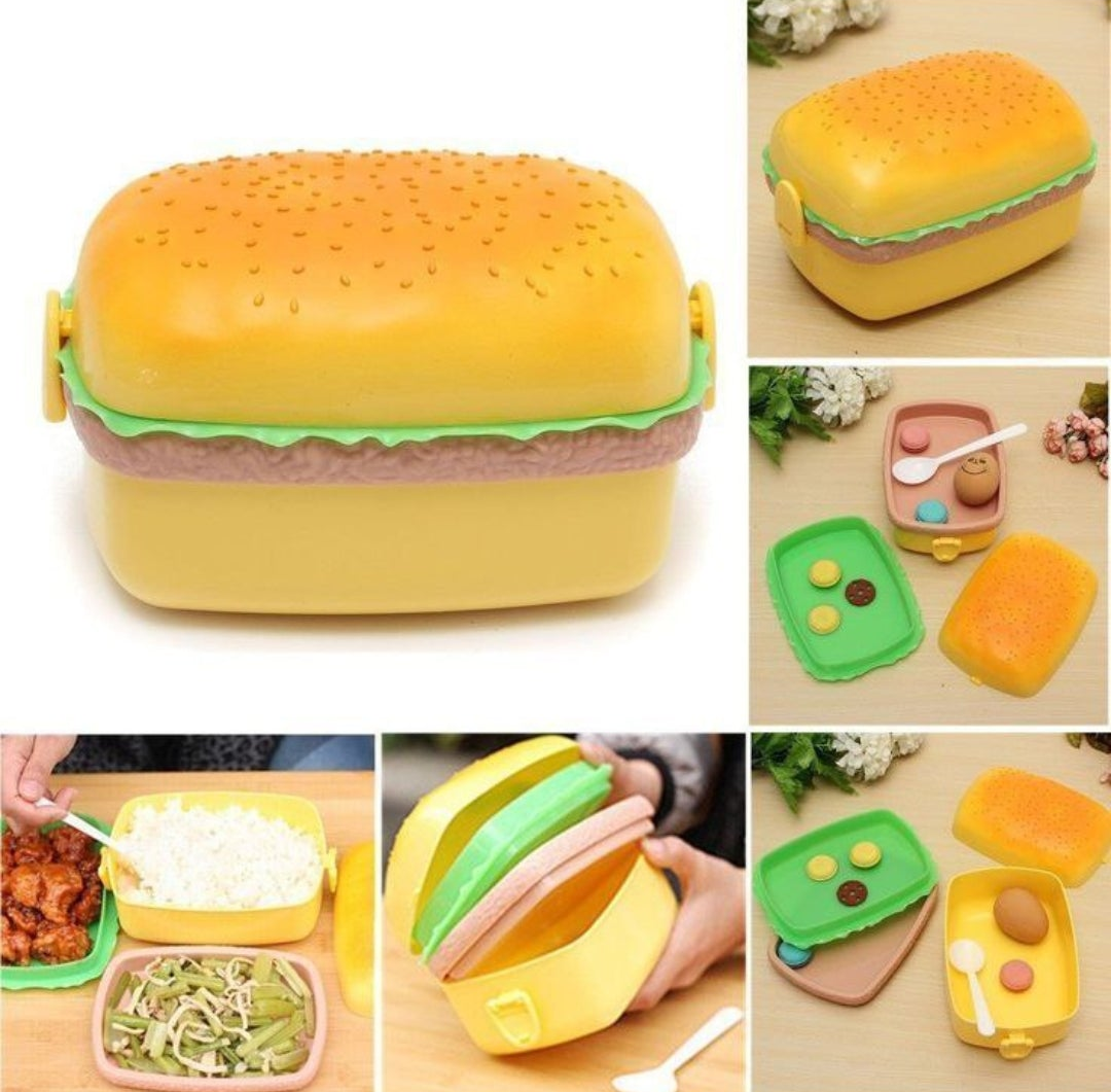 Burger and Donut Lunch Box