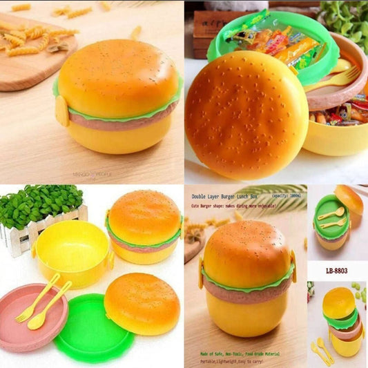 Burger and Donut Lunch Box