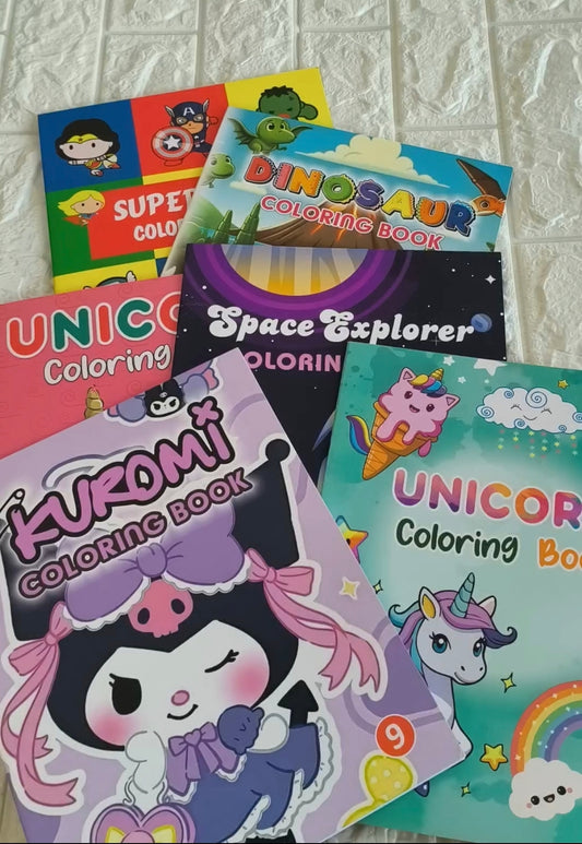 Character Colouring Book