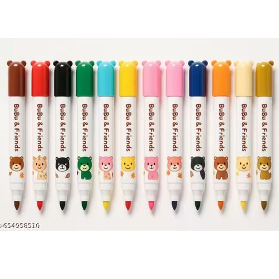 Washable Color Pen Set (12 shades)