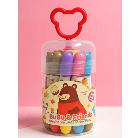 Washable Color Pen Set (12 shades)