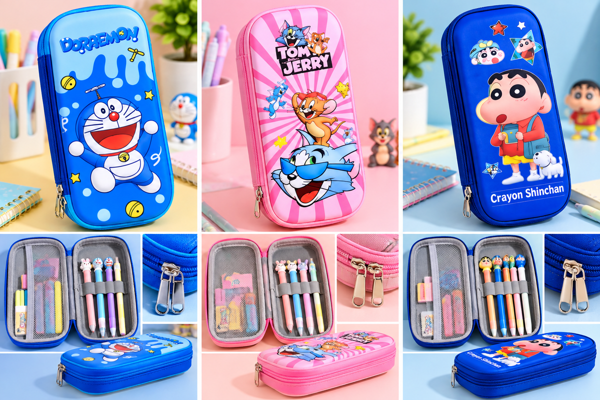 3D Cartoon Pencil Pouch