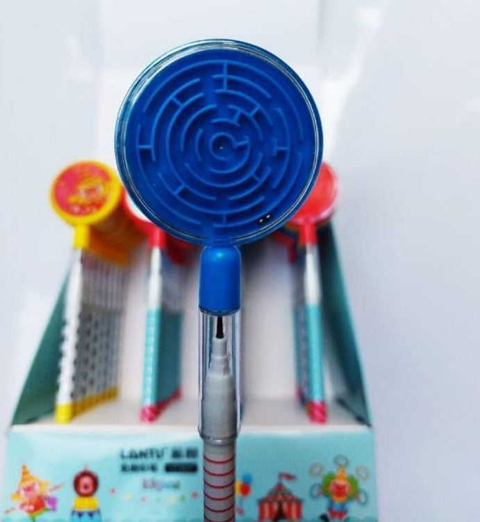 Push Pencil With Maze