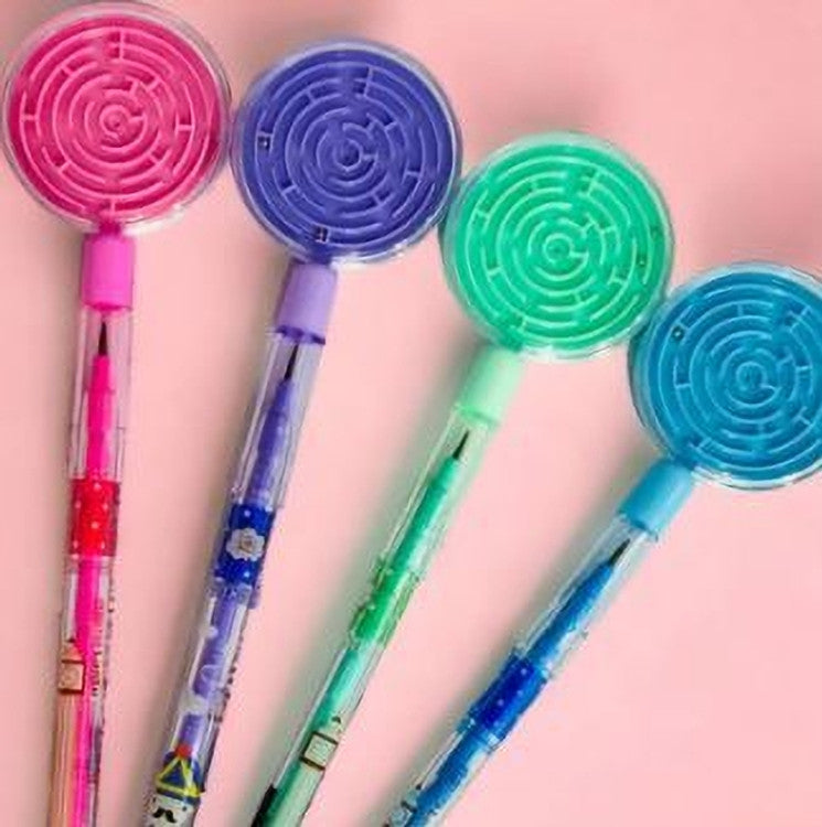 Push Pencil With Maze