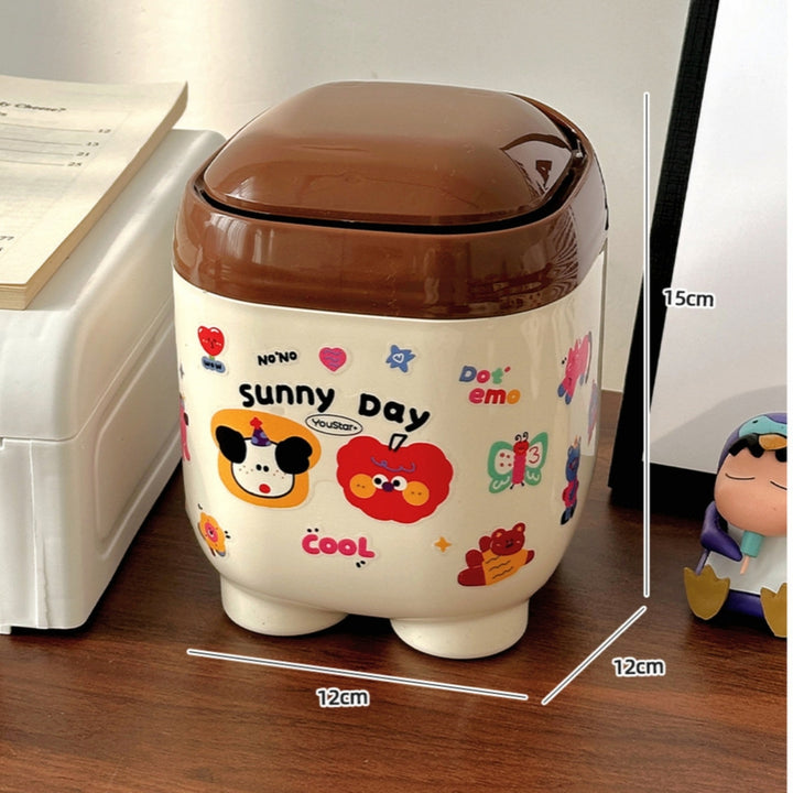 Cute Desk Dust Bin